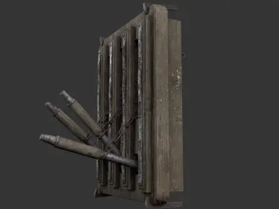 Door Opener Low-poly 3D model