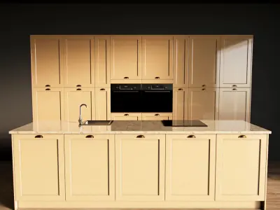 74-Kitchen2 glossy 7 3D model
