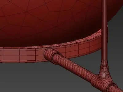 COLUMBIA two spheres hanging from ceiling 3D model