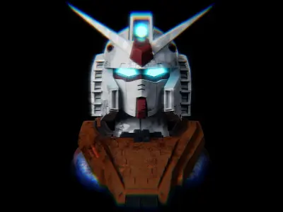 Gundam Toy 3D model