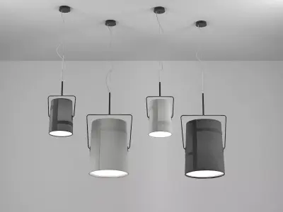 Fork pendant 3D model