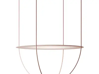 Metal-Framed Pendant Lamp from Disused Collection 3D model