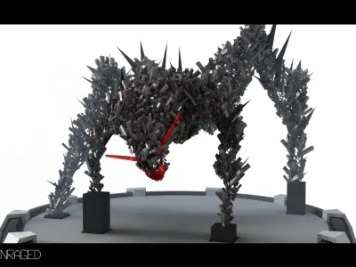 V-HIDE ENRAGED 3D model