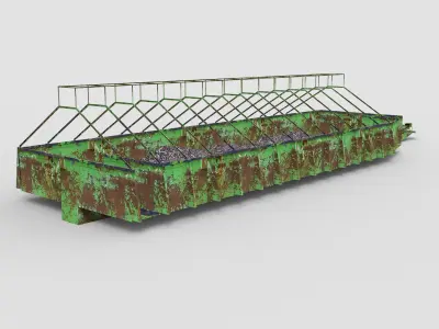 Coal warehouse Coke storage  3D model