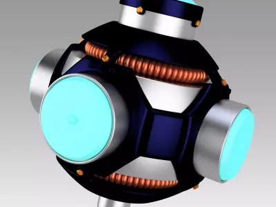 Blade Light UP UV Hero bomb replica prop cosplay 3D print model