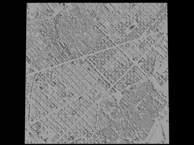 Barcelona 3D Printing stl file 3D model of Barcelona  3D print model