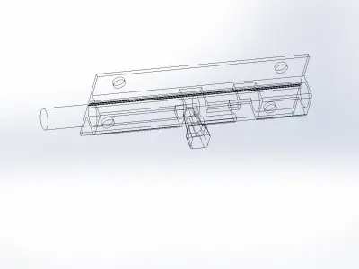 Barrel Bolt 3D model