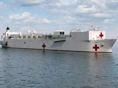  Hospital Ship USNS Mercy T-AH 19 