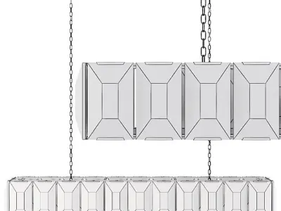 Restoration Hardware HARLOW CRYSTAL RECTANGULAR  3D model
