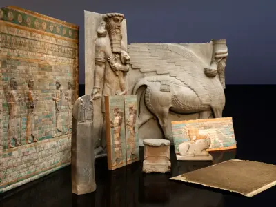 Assyrian 3D Models Collection Explore Ancient Artifacts 3D Model Pack
