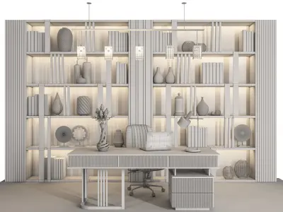 office furniture 22 3D model