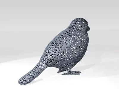 Sparrow Voronoi 3D model