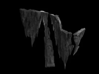 Dragon Hall - Broken Cliff 032 3D model