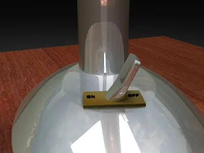 Table Reading Lamp 3D model