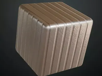 Silver Metal Tube PBR Seamless Texture