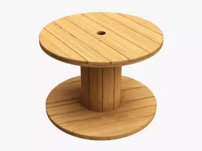 Cable reel table 3D model