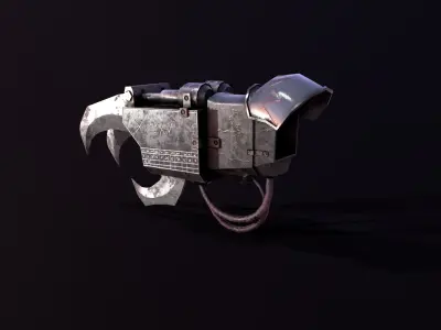 Meka Clawz  Low-poly 3D model