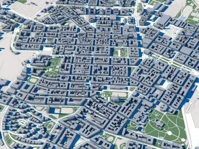 Helsinki City Finland 3D model