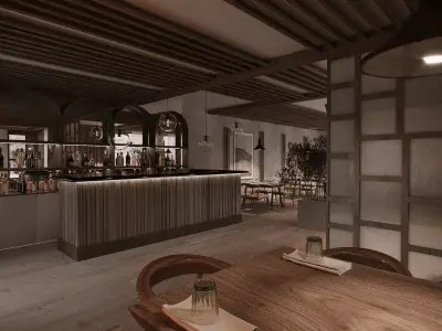 coffee shop 3D model