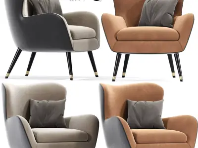Stresa Nicoline Armchair 3D model