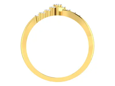 Women Ring Render 3dm STL OBJ FBX Details 3D print model 19