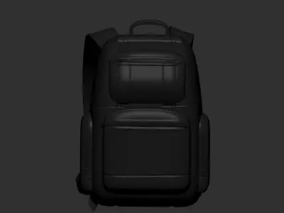 backpack high poly sculpt 3d printable ver 7 3D model 3D model 3D model