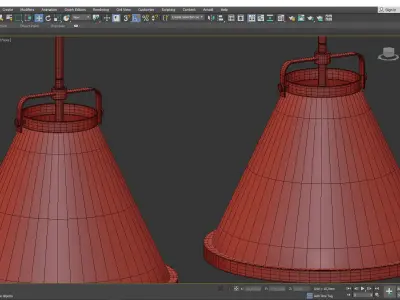 Lark Pendant Light Low-poly 3D model