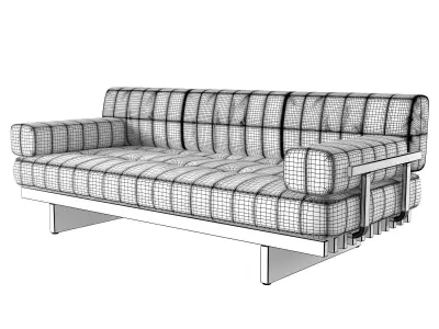 DS 80 03 Sofa with Armrests Indoor 3D model