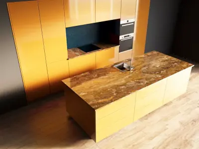 78-Kitchen6 glossy 7 3D model