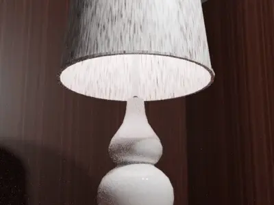 interior table lamp Low-poly 3D model