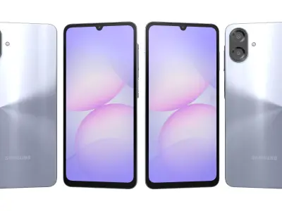 Samsung Galaxy A07 4G Light Violet 3D model