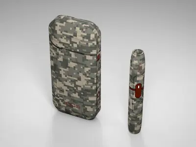 IQOS Camouflage PBR Low-poly 3D model