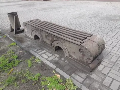 3DF Zephyr - Bench Free low-poly 3D model