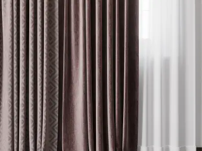Hadi Curtains 39 3D model