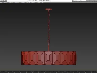 RH HARLOW CRYSTAL ROUND Low-poly 3D model