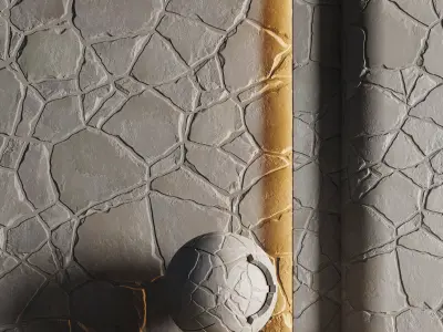 No10 Slate Floor Stone - PBR - 4K - PNG - Seamless Texture