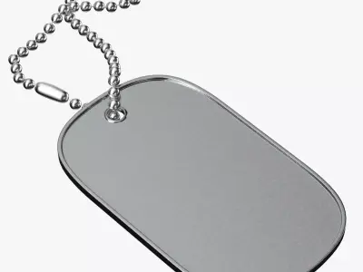 Dog Tag 02 3D model