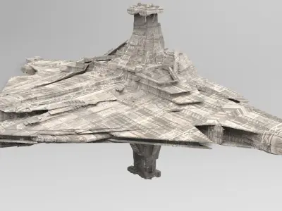 Colossal Space Temple 5  3D model