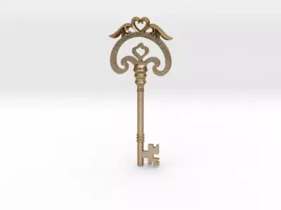 A key 3D print model