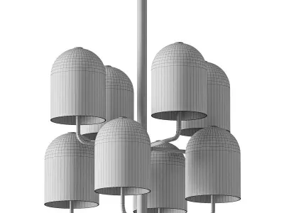 Venicem Doma Chandelier 3D model