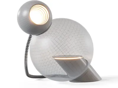 Table lamp Stilnovo Gravita - 1969 3D model