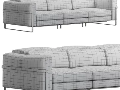 Fidelio sofa by natuzzi 3D model