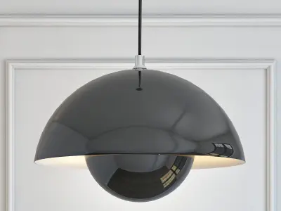 Suspended lamp flower pot diameter 38 3D model