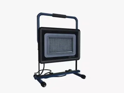 Portable construction light 3D model