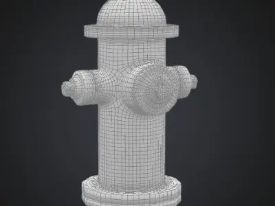Fire hydrant 3D model 29