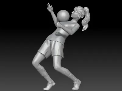 fifa street player women 3 3D print model