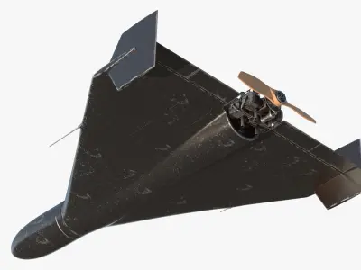  Suicide Drone Shahed 136 Black Rigged for Maya 