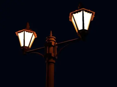 Street Lamp Free 3D model