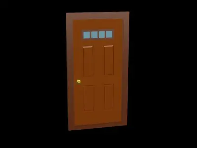 Doors Low-poly 3D model get