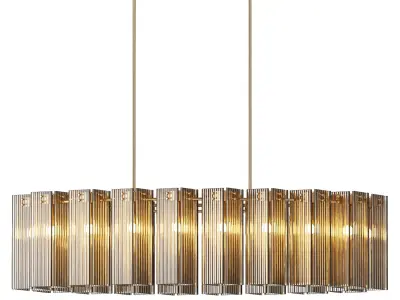 Delsie Oval Chandelier 3D model